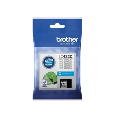 BROTHER LC-432 GENUINE CYAN INK CARTRIDGE | Fast Shipping Australia | INKCART EXPRESS