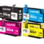 4 x Compatible HP 937e High Yield Ink Cartridge 4S6W6NA - 4S6W9NA (1BK 1C 1M 1Y)