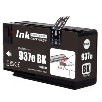 1 x Compatible HP 937e High Yield Ink Cartridge 4S6W9NA (1BK)