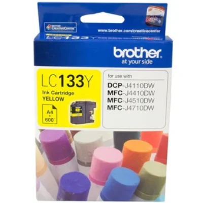 BROTHER LC-133 GENUINE YELLOW INK CARTRIDGE | Fast Shipping Australia | INKCART EXPRESS