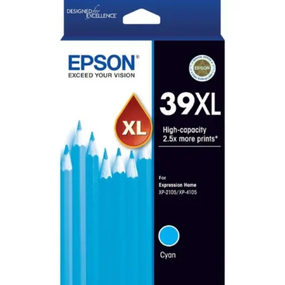 EPSON 39XL GENUINE CYAN INK CARTRIDGE | Fast Shipping Australia | INKCART EXPRESS