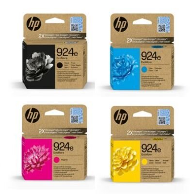 HP 924e Genuine High Capacity EvoMore Value Pack 4-Ink