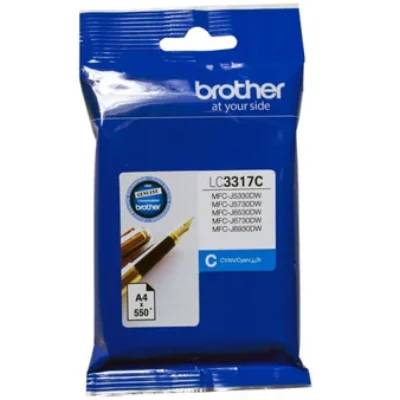 BROTHER LC-3317 GENUINE CYAN INK CARTRIDGE | Fast Shipping Australia | INKCART EXPRESS