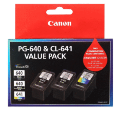 CANON PG-640 & CL-641 GENUINE TRIPLE PACK [2BK, 1CL] INK CARTRIDGE | Fast Shipping Australia | INKCART EXPRESS