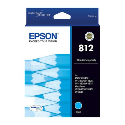 Epson 812 Genuine Cyan Ink Cartridge