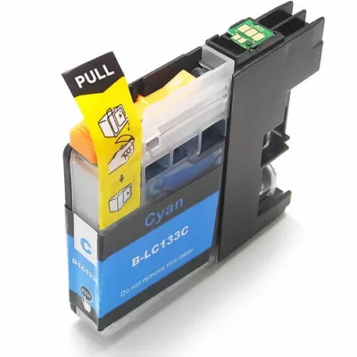 1 x Compatible Brother LC131C / LC133C Cyan Ink Cartridge LC-131C / LC-133C – 600 Pages