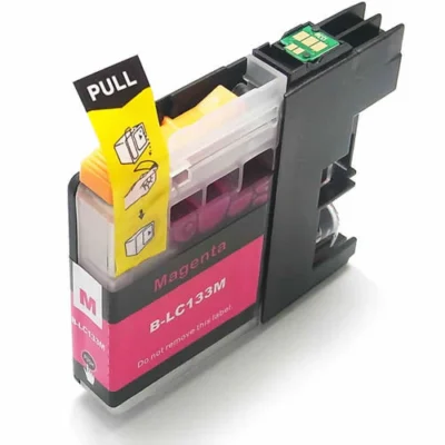 1 x Compatible Brother LC131M / LC133M Magenta Ink Cartridge LC-131M / LC-133M – 600 Pages