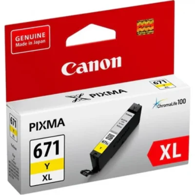 CANON CLI-671XL GENUINE YELLOW INK CARTRIDGE | Fast Shipping Australia | INKCART EXPRESS