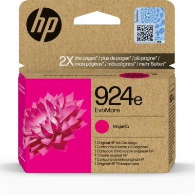 HP 924e EvoMore Genuine Magenta Ink Cartridge 4K0V8NA – 800 Pages