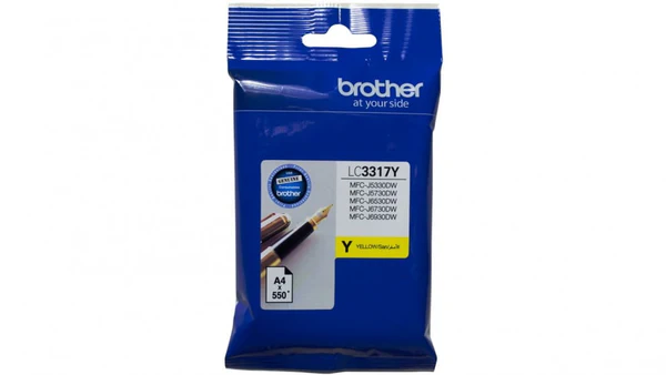 BROTHER LC-3317 GENUINE YELLOW INK CARTRIDGE | Fast Shipping Australia | INKCART EXPRESS