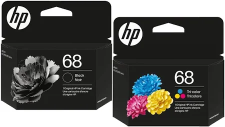 HP 68 GENUINE BLACK & TRI-COLOUR COMBO PACK.