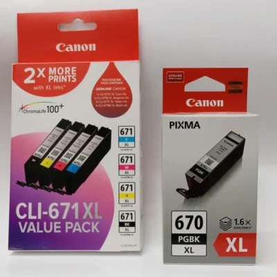 CANON PG-670XL / CL-671XL GENUINE VALUE PACK INK CARTRIDGE | Fast Shipping Australia | INKCART EXPRESS