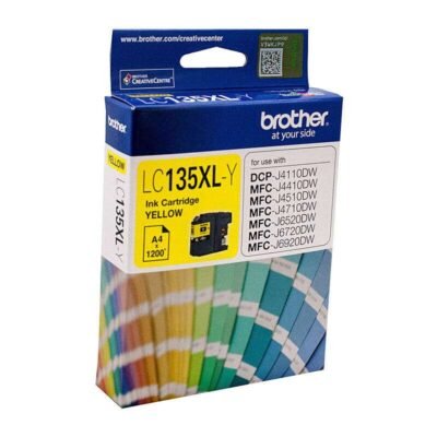 BROTHER LC-135XL GENUINE YELLOW INK CARTRIDGE | Fast Shipping Australia | INKCART EXPRESS