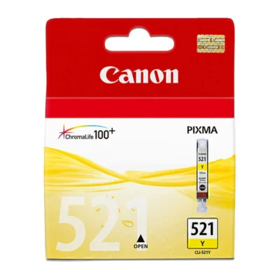 CANON CLI-521 GENUINE YELLOW INK CARTRIDGE | Fast Shipping Australia | INKCART EXPRESS