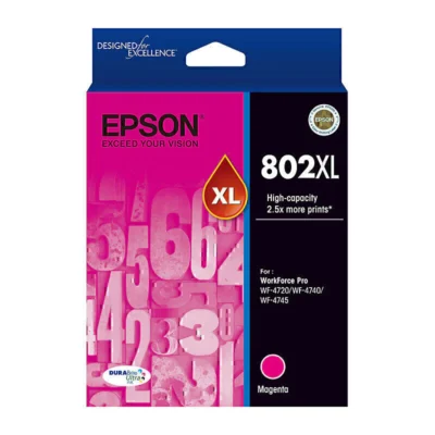 EPSON 802XL GENUINE MAGENTA INK CARTRIDGE | Fast Shipping Australia | INKCART EXPRESS