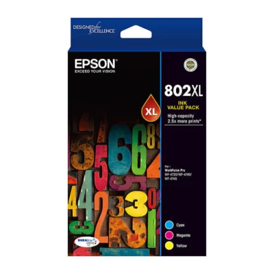 EPSON 802XL GENUINE 3 PACK INK CARTRIDGE | Fast Shipping Australia | INKCART EXPRESS