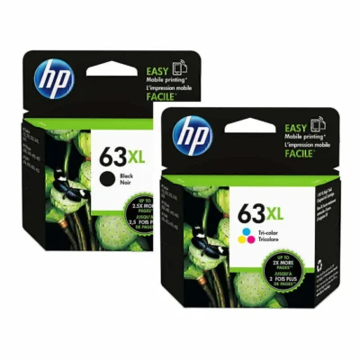 HP 63XL GENUINE BLACK & TRI COLOUR INK CARTRIDGE | Fast Shipping Australia | INKCART EXPRESS