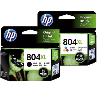 HP 804XL GENUINE BLACK & TRI COLOUR INK CARTRIDGE | Fast Shipping Australia | INKCART EXPRESS