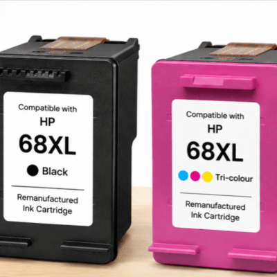 Compatible HP 68XL Ink Cartridge Combo Pack – Black & Tri-Colour | 320 + 450 Pages Yield