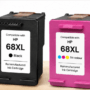 Compatible HP 68XL Ink Cartridge Combo Pack – Black & Tri-Colour | 320 + 450 Pages Yield