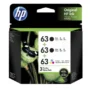 HP 63 GENUINE 2XBLACK & 1XTRI COLOUR INK CARTRIDGE | Fast Shipping Australia | INKCART EXPRESS
