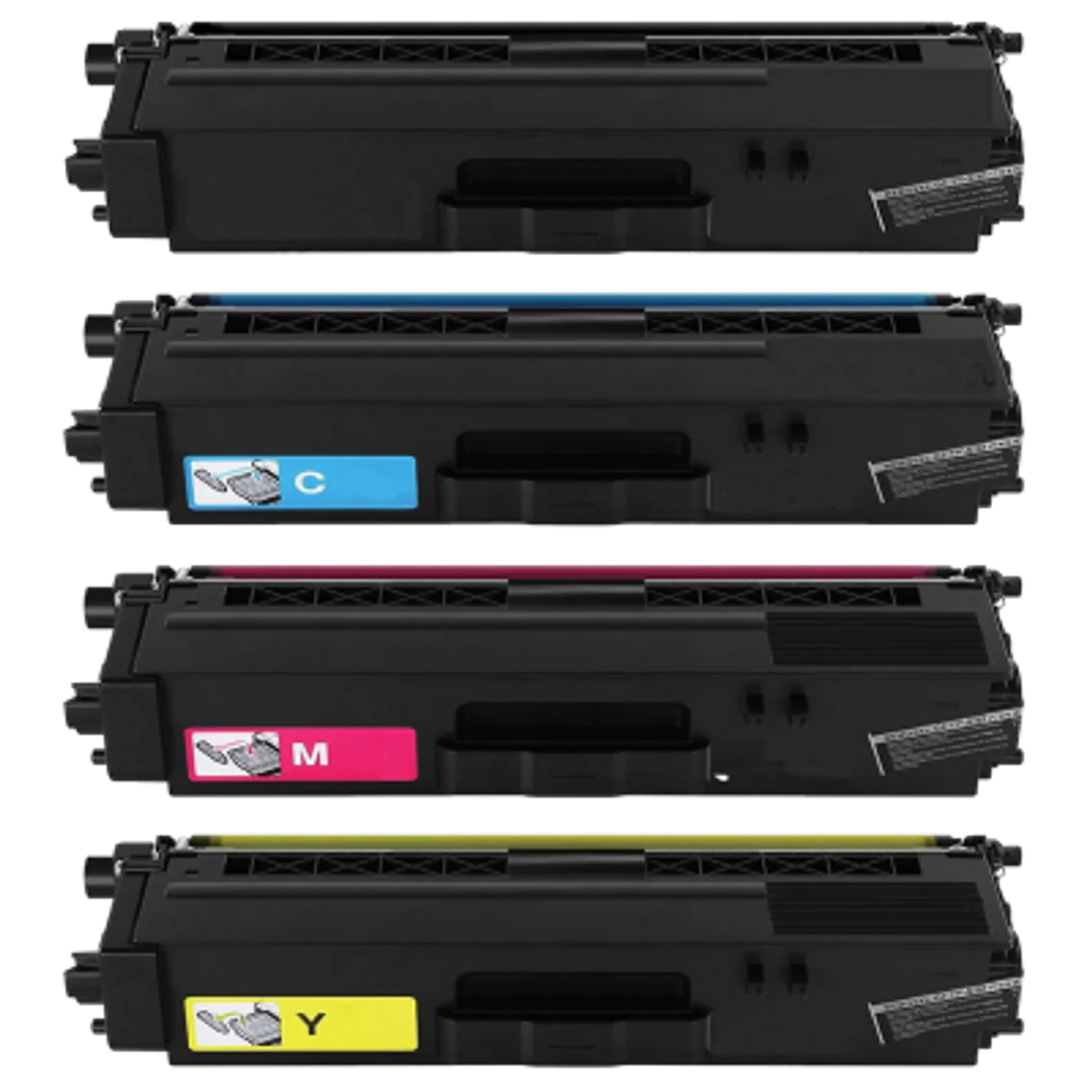 4 x Compatible Brother TN346 / TN348 / TN349 Toner Cartridge (1BK 1C 1M 1Y)