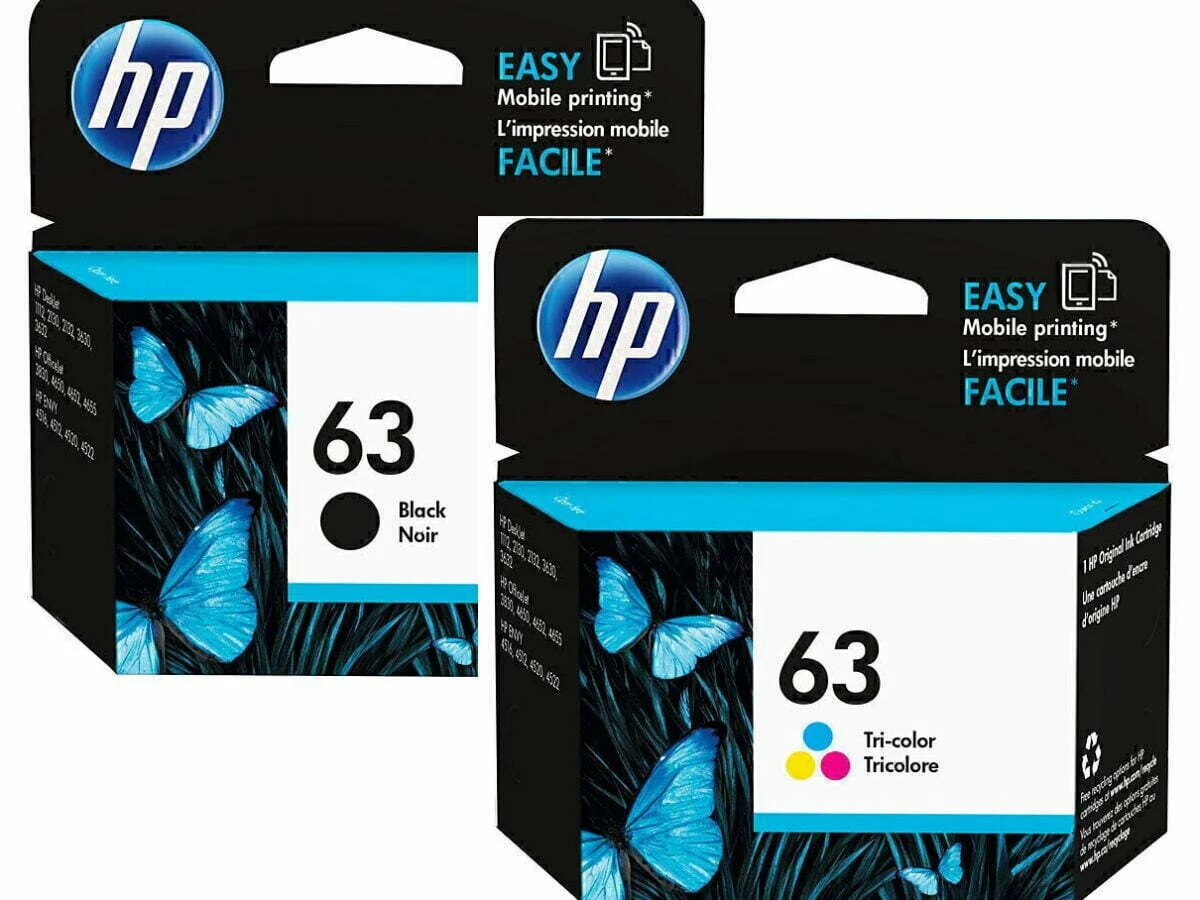 HP 63 GENUINE BLACK & TRI COLOUR INK CARTRIDGE | Fast Shipping Australia | INKCART EXPRESS