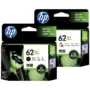 HP 62XL GENUINE BLACK & TRI COLOUR INK CARTRIDGE | Fast Shipping Australia | INKCART EXPRESS